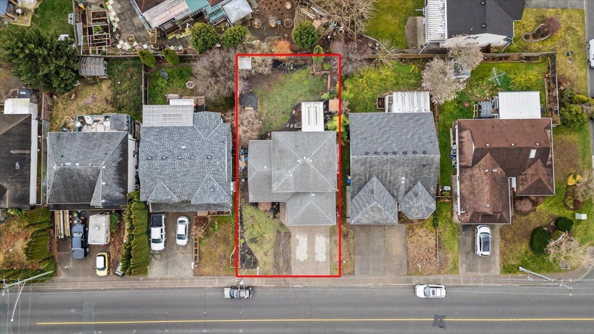 Aerial View of 45818 Thomas Road, Chilliwack, BC