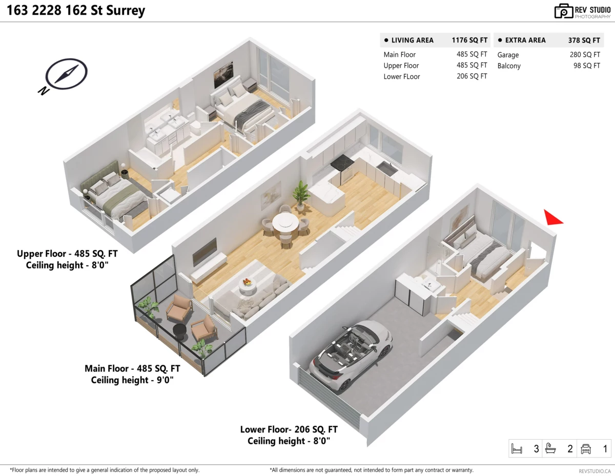Family Room Photo of 163 2228 162 Street, Surrey, BC
