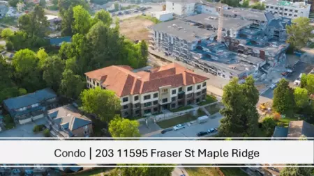 203 11595 Fraser Street, Maple Ridge, BC, Maple Ridge — Apartment/Condo for sale
