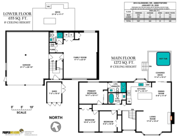 Aerial View of 2914 Glenshiel Drive, Abbotsford, BC