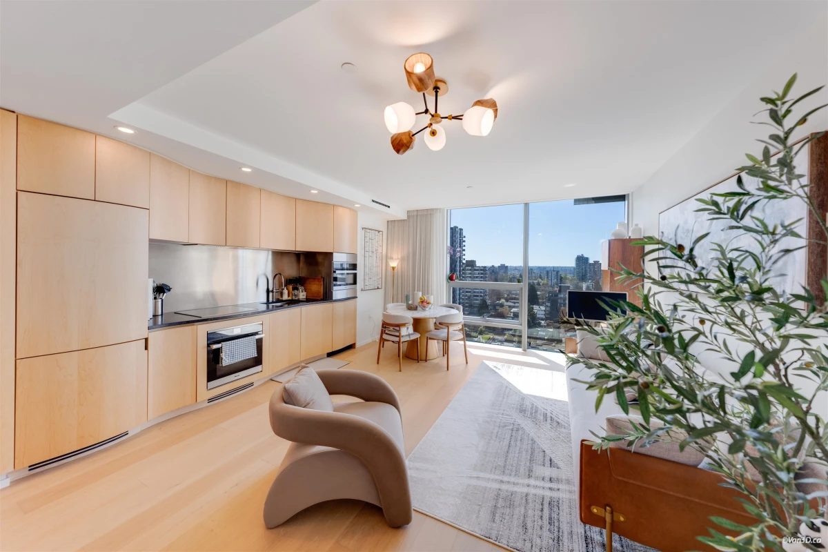 Living Room Photo of 1605 1568 Alberni Street, Vancouver, BC