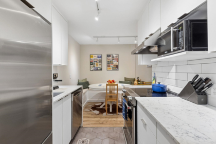 Kitchen Island Photo of 101 175 E 5th Street, North Vancouver, BC