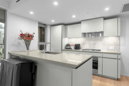 Kitchen Island Photo of 708 889 Pacific Street, Vancouver, BC