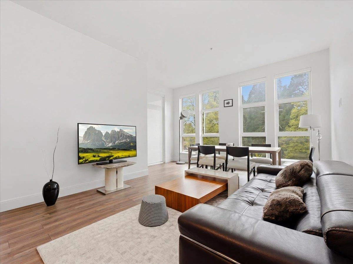 Living Room Photo of 203 6999 Cambie Street, Vancouver, BC