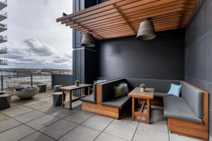 Aerial View of 905 8570 Rivergrass Drive, Vancouver, BC