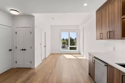 Kitchen Island Photo of 602 6859 Cambie Street, Vancouver, BC