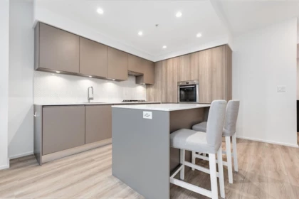Kitchen Island Photo of 3211 3833 Evergreen Place, Burnaby, BC
