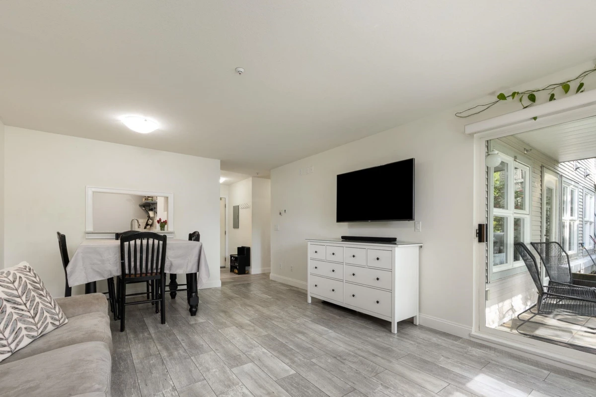 Living Room Photo of 109 2965 Horley Street, Vancouver, BC