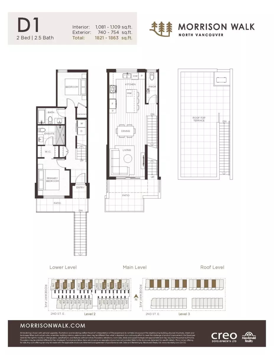 Exterior Rear Photo of 234 602 E 2nd Street, North Vancouver, BC