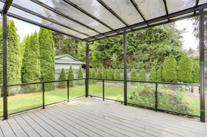 Aerial View of 12184 S Boundary Drive, Surrey, BC