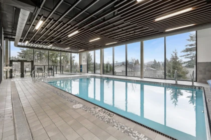 Aerial View of 1601 2180 Gladwin Road, Abbotsford, BC