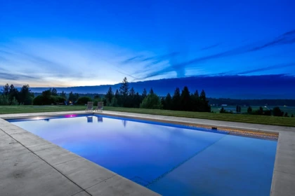 Aerial View of 4424 Townline Road, Abbotsford, BC
