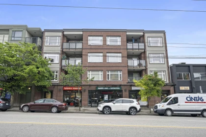 Aerial View of 303 2745 E Hastings Street, Vancouver, BC