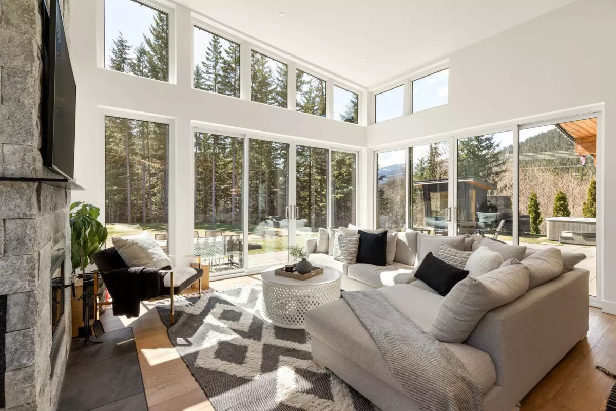 Living Room Photo of 9149 Wedge Creek Rise, Whistler, BC