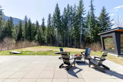 Aerial View of 9149 Wedge Creek Rise, Whistler, BC
