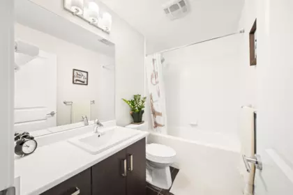 Basement Recreation Room Photo of 23 13886 62 Avenue, Surrey, BC