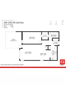 Outdoor Patio Photo of 104 1551 W 11th Avenue, Vancouver, BC