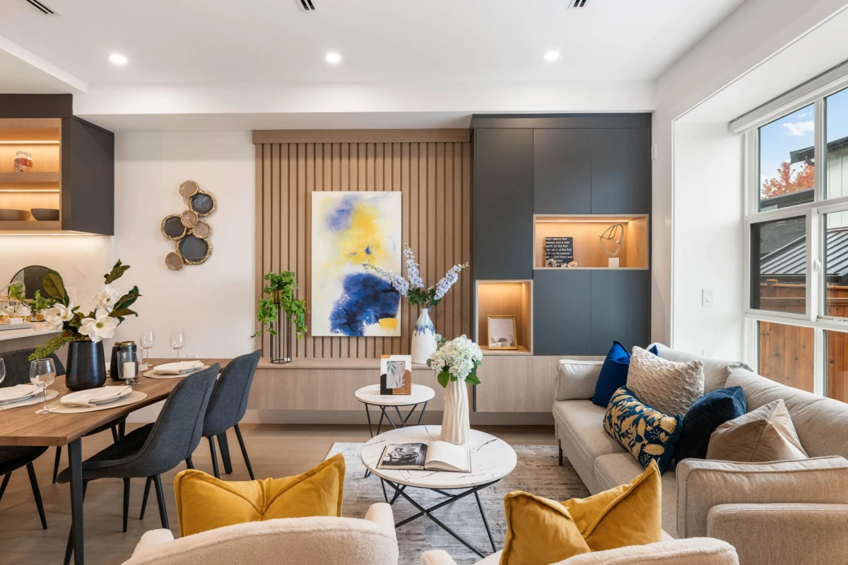 Family Room Photo of 2 3065 Charles Street, Vancouver, BC