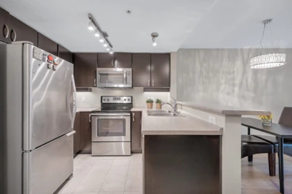 Kitchen Island Photo of 334 10838 City Parkway, Surrey, BC