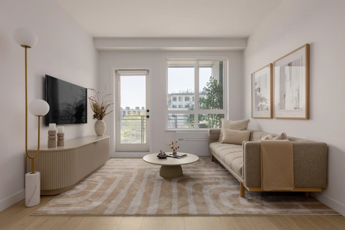 Living Room Photo of 417 2450 Garden Drive, Vancouver, BC
