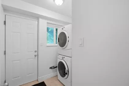 Aerial View of 3693 Regent Avenue, North Vancouver, BC