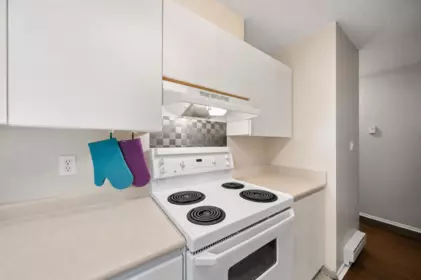 Kitchen Island Photo of 412 525 Agnes Street, New Westminster, BC