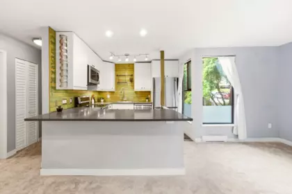 Kitchen Island Photo of 201 9132 Capella Drive, Burnaby, BC