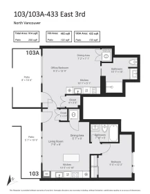 Aerial View of 103 433 E 3rd Street, North Vancouver, BC