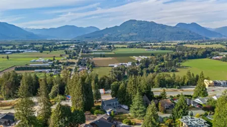 Aerial View of 47345 Swallow Crescent, Chilliwack, BC