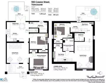 Aerial View of 550 Cassiar Street, Vancouver, BC