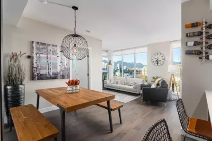 Kitchen Island Photo of 1107 288 W 1st Avenue, Vancouver, BC
