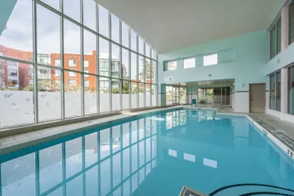 Aerial View of 405 688 Fairchild Road, Vancouver, BC