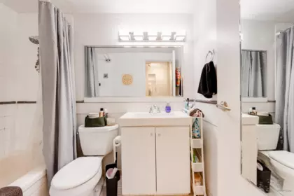 Guest Bathroom Photo of 107 131 W 4th Street, North Vancouver, BC