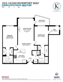 Aerial View of 202 14200 Riverport Way, Richmond, BC