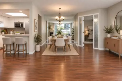 Living Room Photo of 205 719 Princess Street, New Westminster, BC