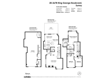 Swimming Pool Photo of 20 2678 King George Boulevard, Surrey, BC