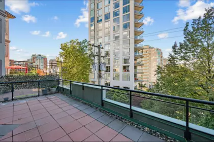 Outdoor Deck Photo of 204 131 W 3rd Street, North Vancouver, BC
