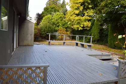 Exterior Rear Photo of 10430 Fraserglen Drive, Surrey, BC