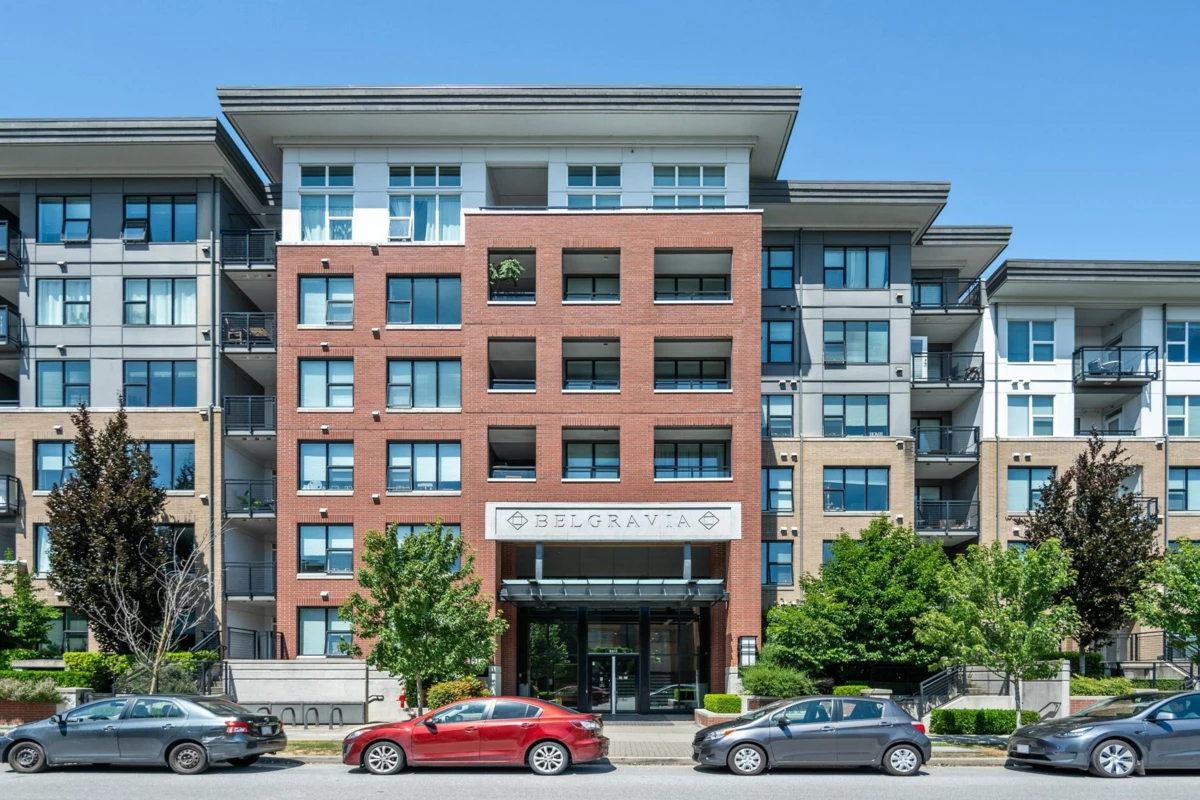 Aerial View of 523 9311 Alexandra Road, Richmond, BC