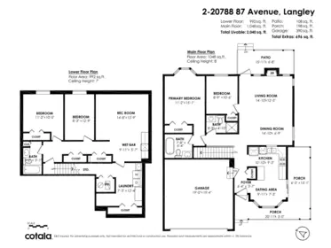 2 20788 87 Avenue, Langley, BC, Langley — Townhouse for sale