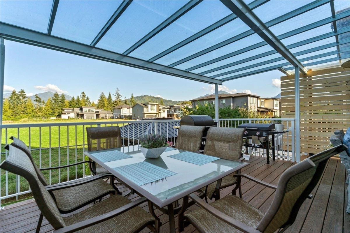 Aerial View of 6550 Lavender Place, Chilliwack, BC