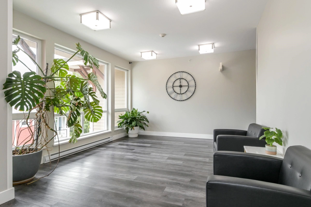 Living Room Photo of 410 2242 Whatcom Road, Abbotsford, BC