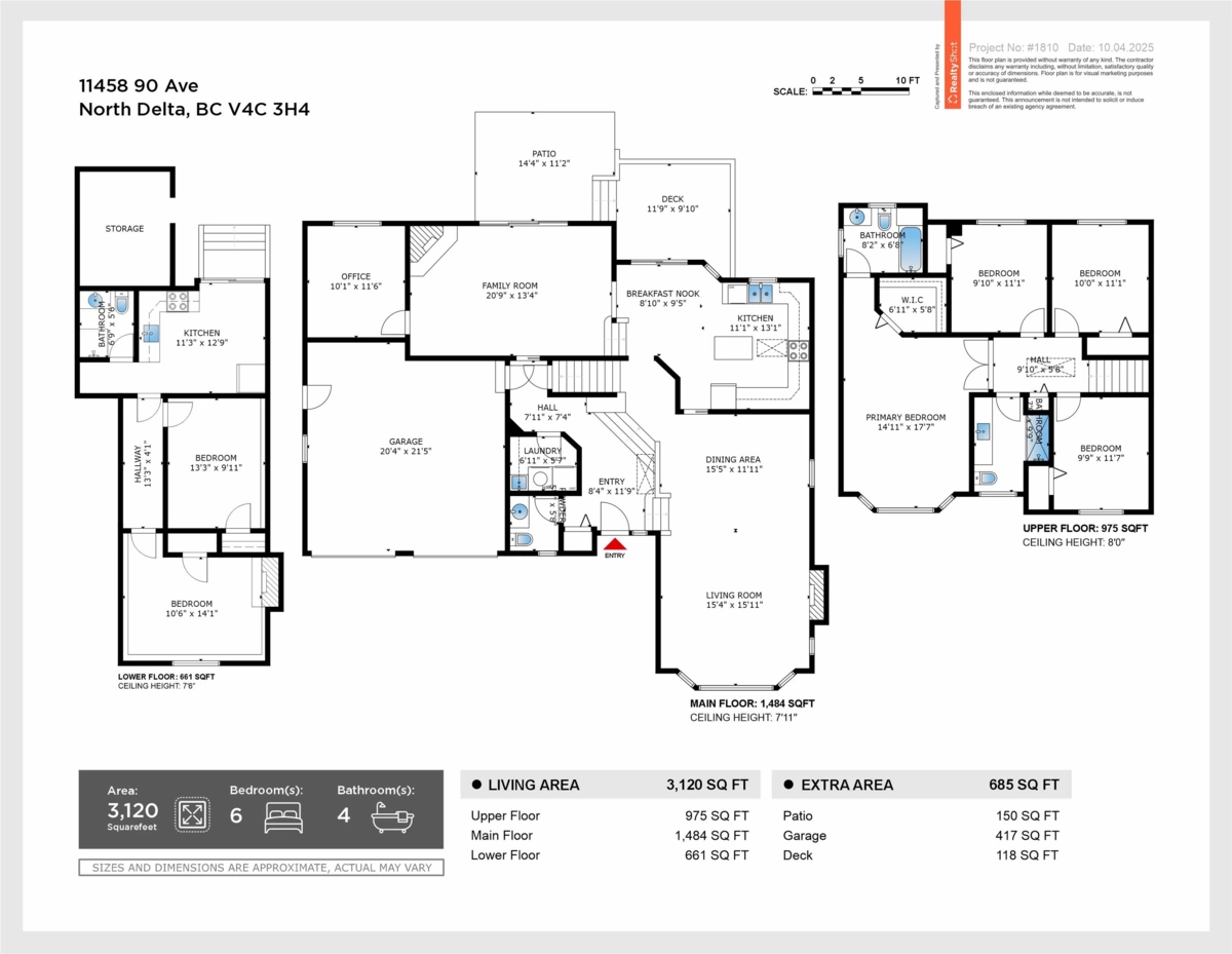 Family Room Photo of 11458 90 Avenue, Delta, BC