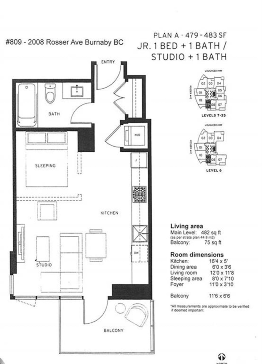 Entry Foyer Photo of 809 2008 Rosser Avenue, Burnaby, BC