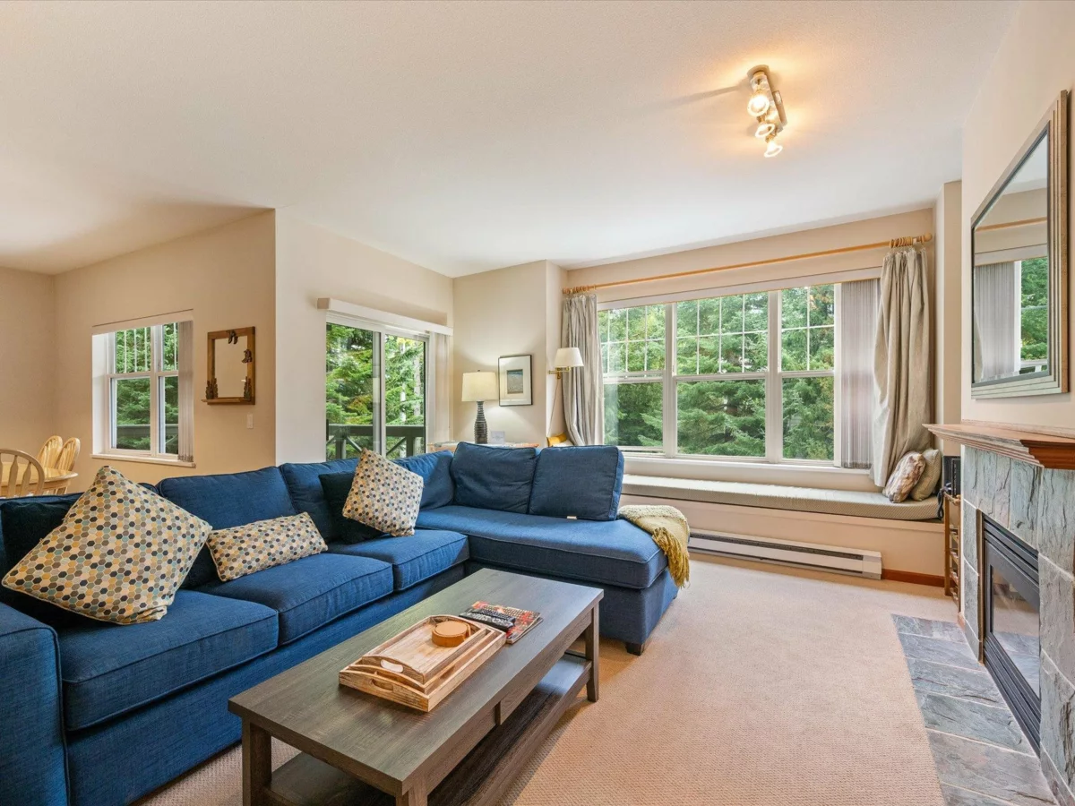 Family Room Photo of 203 3300 Ptarmigan Place, Whistler, BC