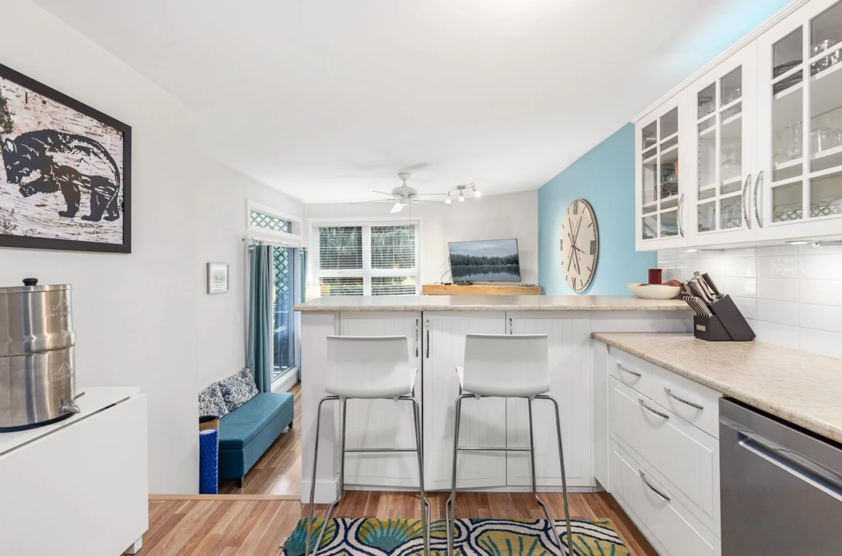 Kitchen Island Photo of 12 2213 Marmot Place, Whistler, BC
