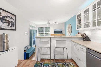 Kitchen Island Photo of 12 2213 Marmot Place, Whistler, BC