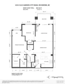 Garage Interior Photo of 1215 5115 Garden City Road, Richmond, BC