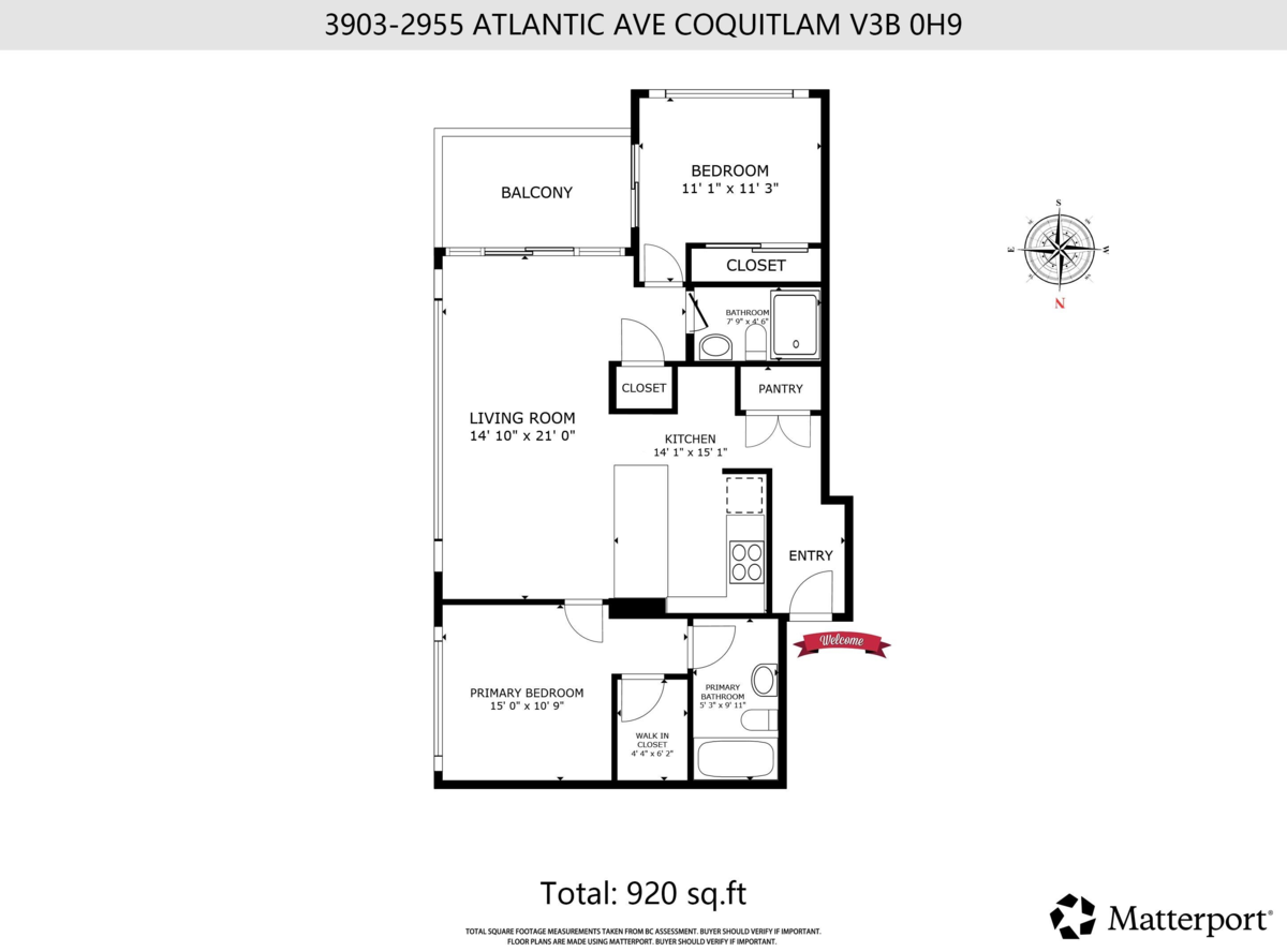 Exterior Rear Photo of 3903 2955 Atlantic Avenue, Coquitlam, BC