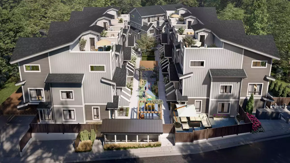 Exterior Rear Photo of 14 728 Lea Avenue, Coquitlam, BC